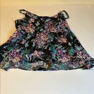 Torrid Multicolor Floral Camisole style Hi-Lo top
